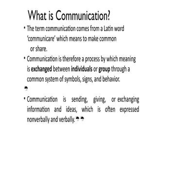 Communication,Definition,Importance of Communication,Types of ...