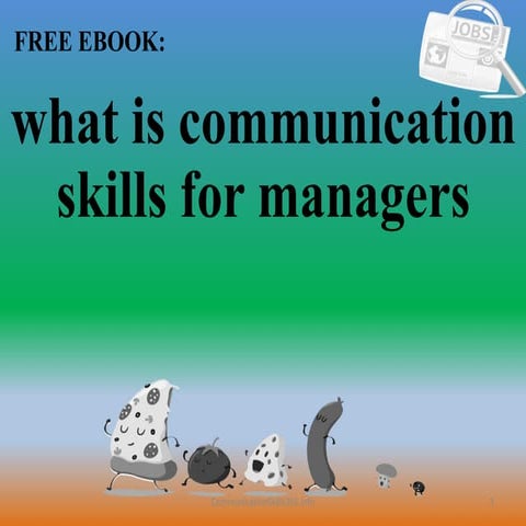 What is communication skills for managers pdf
