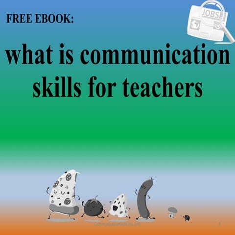 What is communication skills for teachers pdf