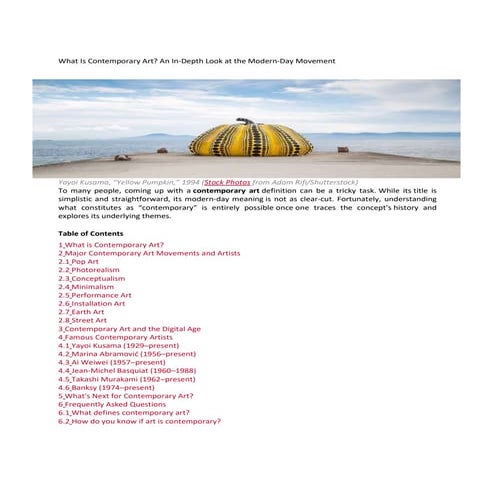 What Is Contemporary Art.docx