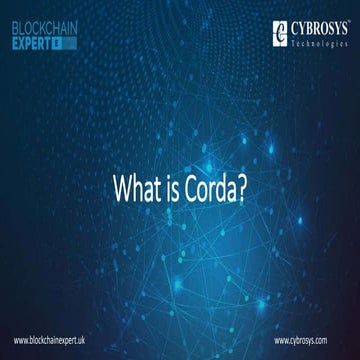 What is corda