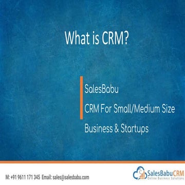 What is crm?
