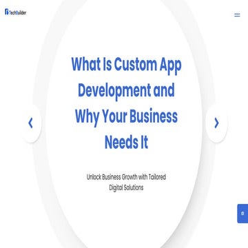 What Is Custom App Development and Why Your Business Needs It | PDF