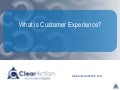 What is Customer Experience?