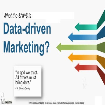 What is Data Driven Marketing?