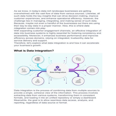 What is Data integration and how it accelerates Business Growth_ .pdf