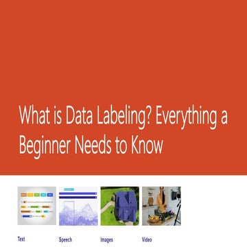 What is Data Labeling? - Shaip