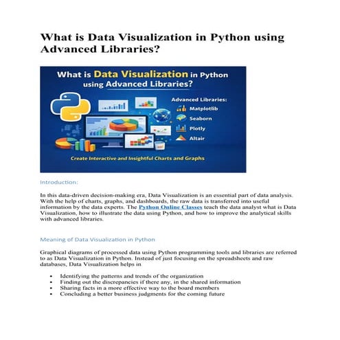 Data visualization in Python | PDF