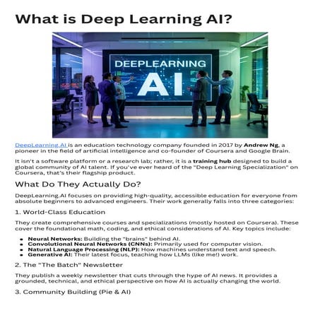 Deep Learning Specialization | PDF