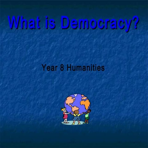  What is democracy