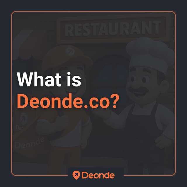 What  is Deonde? | Deonde.co makes online growth easy for restaurants