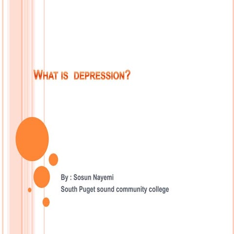 what-is-depression-ppt