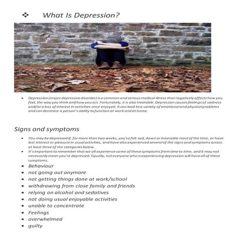 What is depression