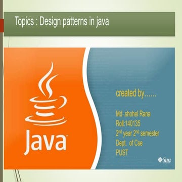 What is design pattern | PPT