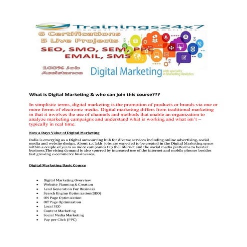 What is digital marketing