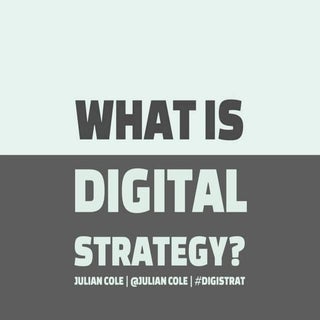 What is Digital Strategy?
