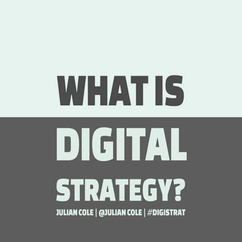 What is Digital Strategy?