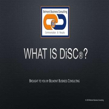 What is DiSC