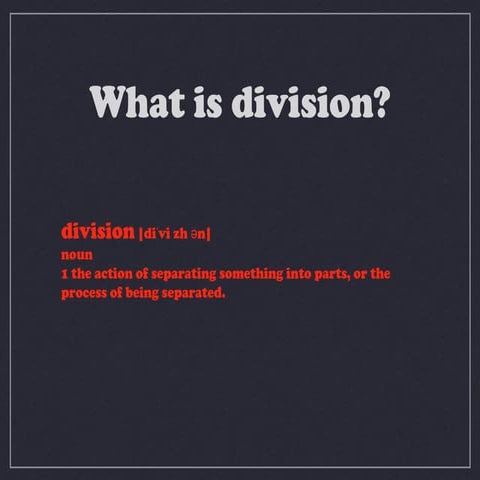 Whatisdivision