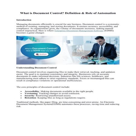 What Is Document Control and How Does an EDMS Help You with It.pdf