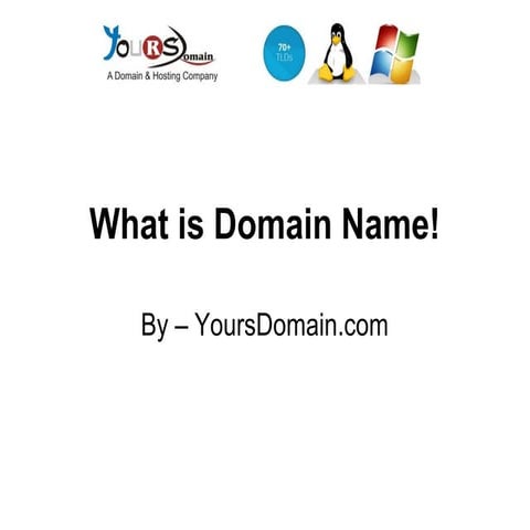 Dummies guide-to-domain-names | PPSX