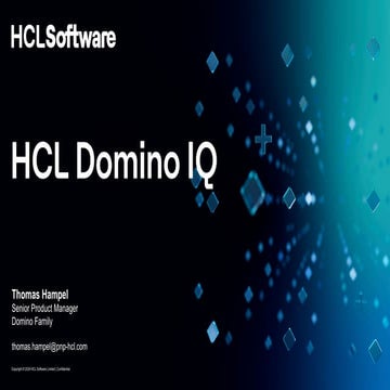 What is Domino IQ - DNUG Stammtisch Wien