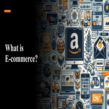 What is E-commerce?