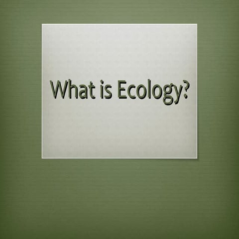 What is ecol #1