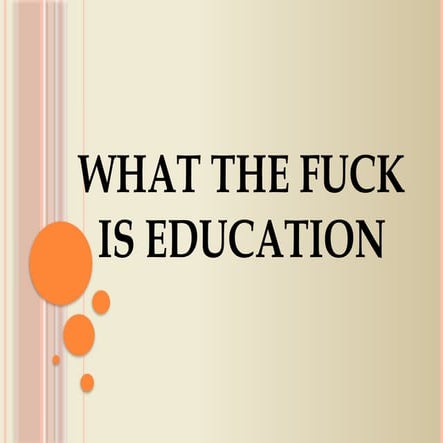 What is Education and why it is imponent for life.pptx