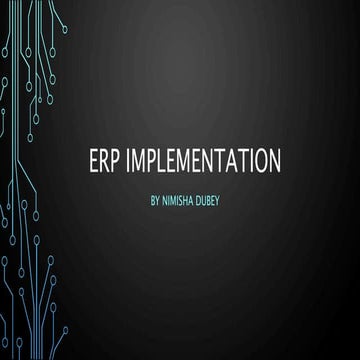 What is erp implementation