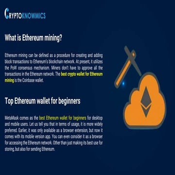 Which one is the best Ethereum wallet for mining_.pptx