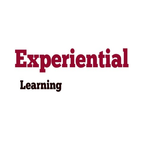 What is Experiential Learning