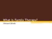 What Is Family Therapy? 