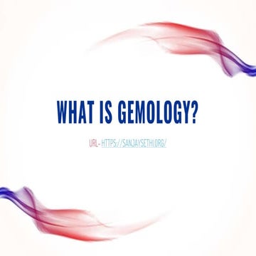 Gemology/Gemmology in forensic science .pptx