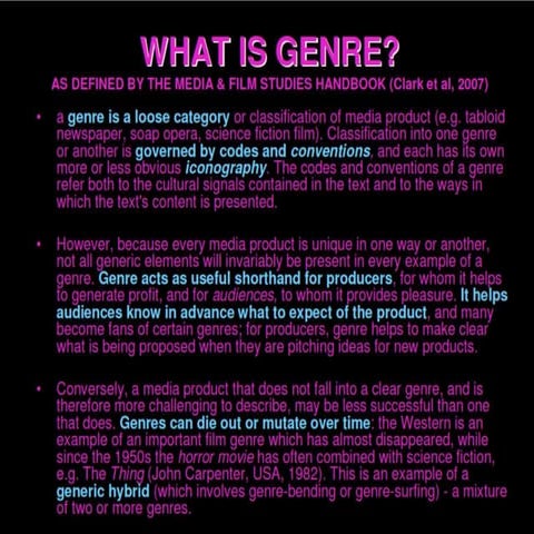 What is genre