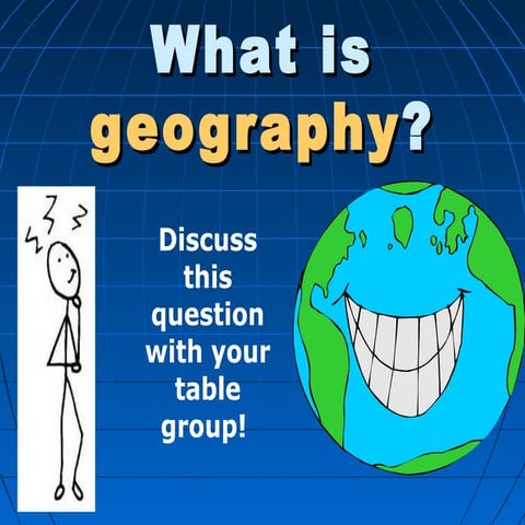 What is Geography? 