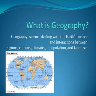 What is geography