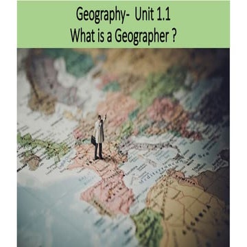 What is Geography and the types of geography - Physical, Human and Environmen...