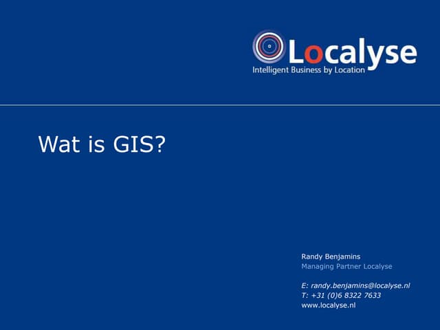 What is gis