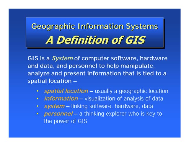 What is gis