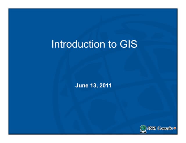 Whatisgis introduction