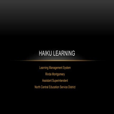 What is Haiku Learning