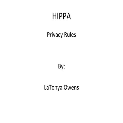 What is HIPAA