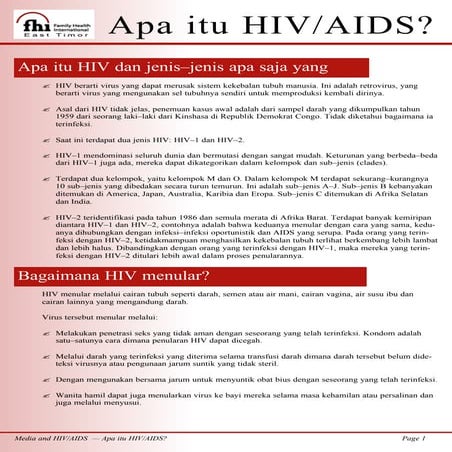 Whatis hivaids