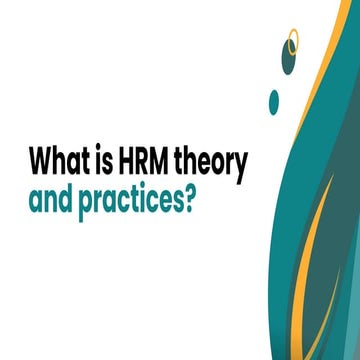 What is HRM theory and practices in Bangladesh