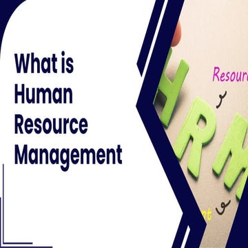 What is the 7 basic human resource management | PDF