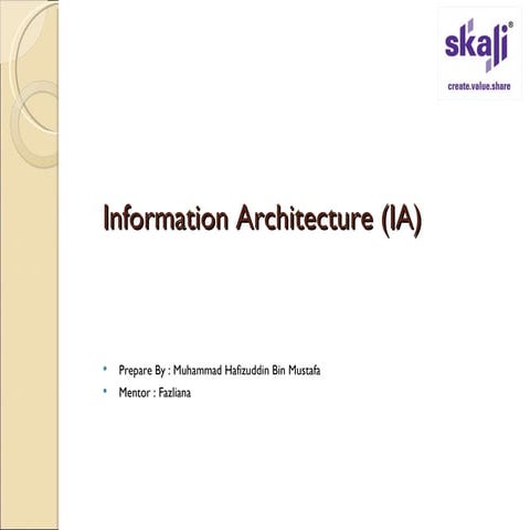 Information Architect