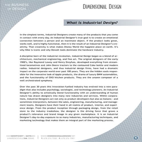 What Is Industrial Design?