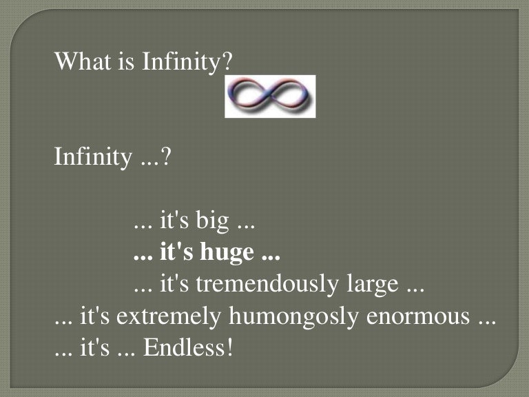 What is infinity