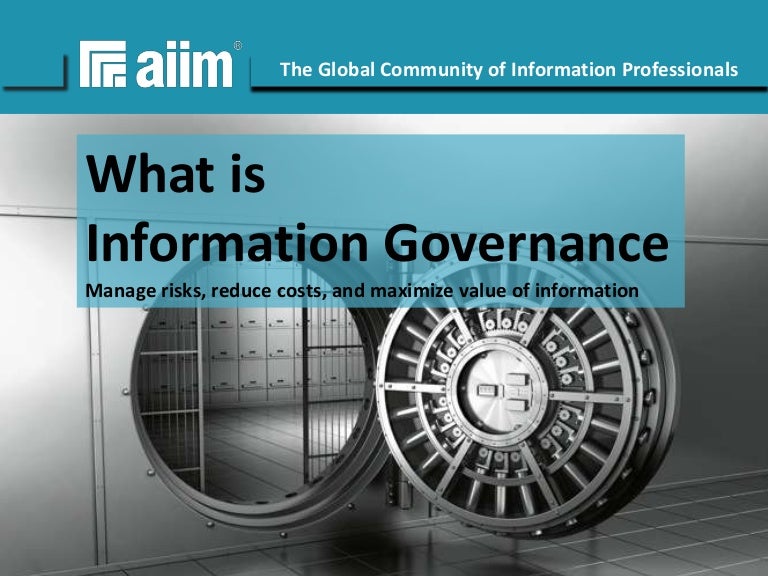 What Is Information Governance
